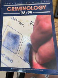 Annual editions. Criminology 98/99