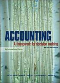 Accounting : a framework for decision making