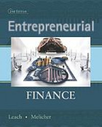 Entrepreneurial finance