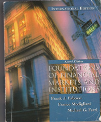 Foundations of financial markets and institutions