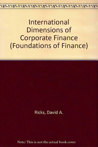 International dimensions of corporate finance