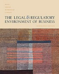 The Legal & Regulatory Environment of Business.