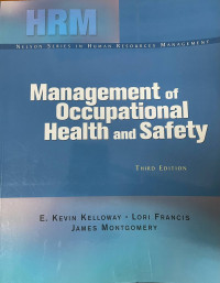 Management of occupational health and safety