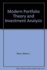 Modern portfolio theory and investment analysis