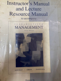 Fundamentals of Managment