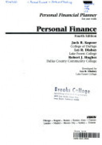 Personal finance Resource booklet Personal financial planner