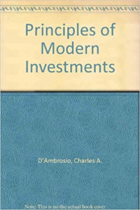 Principles of modern investments