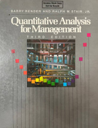 Quantitative analysis for management