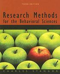 Research methods for the behavioral sciences