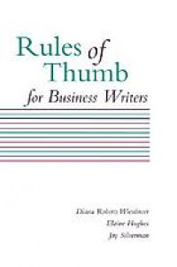 Rules of thumb for business writers