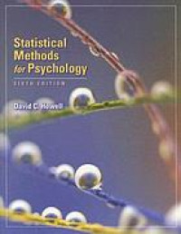 Statistical methods for psychology