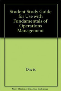 Study guide for use with Fundamentals of operations management