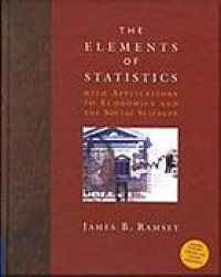The elements of statistics : with applications to economics and the social sciences